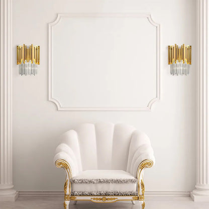 Rea Glamour APP602-W wall lamp glossy gold finish