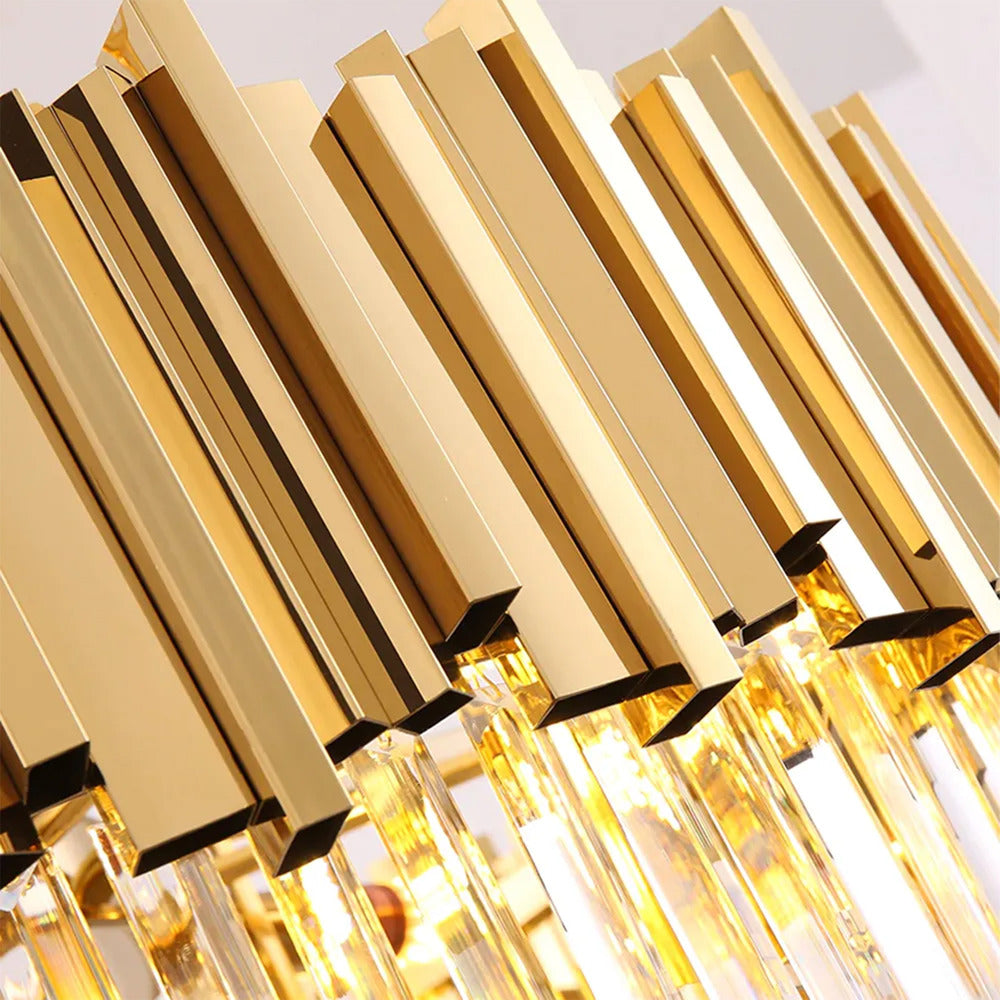 Rea Glamour APP602-W wall lamp glossy gold finish