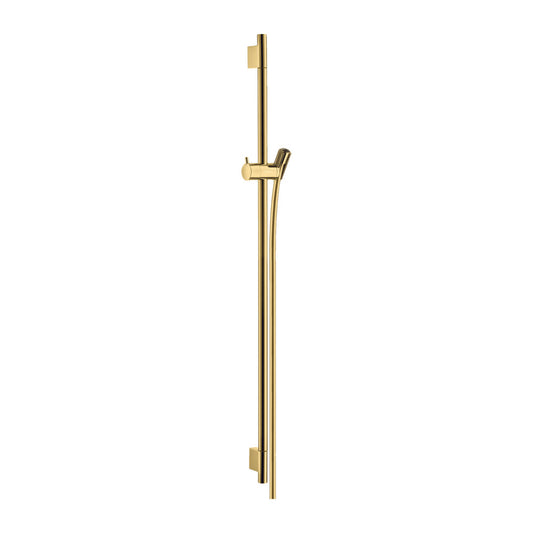 Hansgrohe Unica S Puro Shower Bar 90 cm Glossy Gold