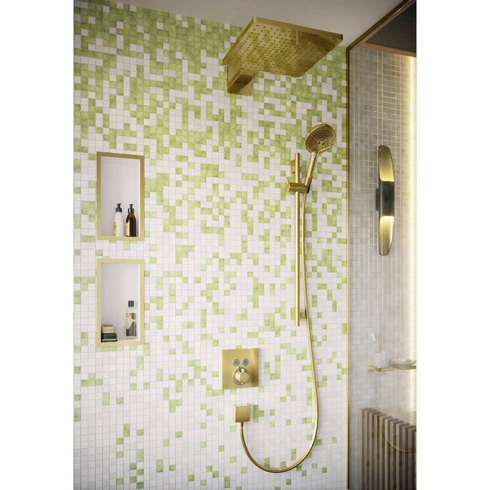 Смесителна пръчка с душ марка Hansgrohe Unica S Puro 90 см златно гланцово