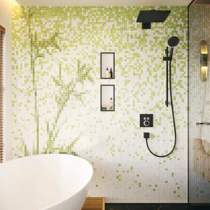 Смесител за душ Hansgrohe Unica S Puro 90 см черен мат