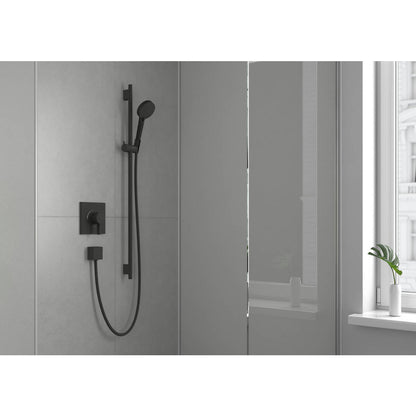 Смесител за душ Hansgrohe Unica S Puro 90 см черен мат