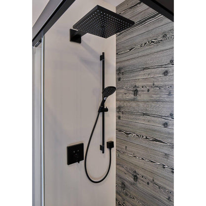 Смесител за душ Hansgrohe Unica S Puro 90 см черен мат
