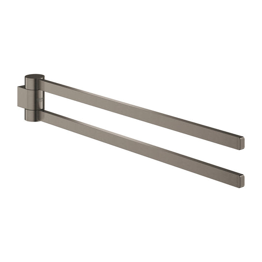 Grohe Selection Double Towel Bar 44 cm Anthracite Finished Hard Graphite