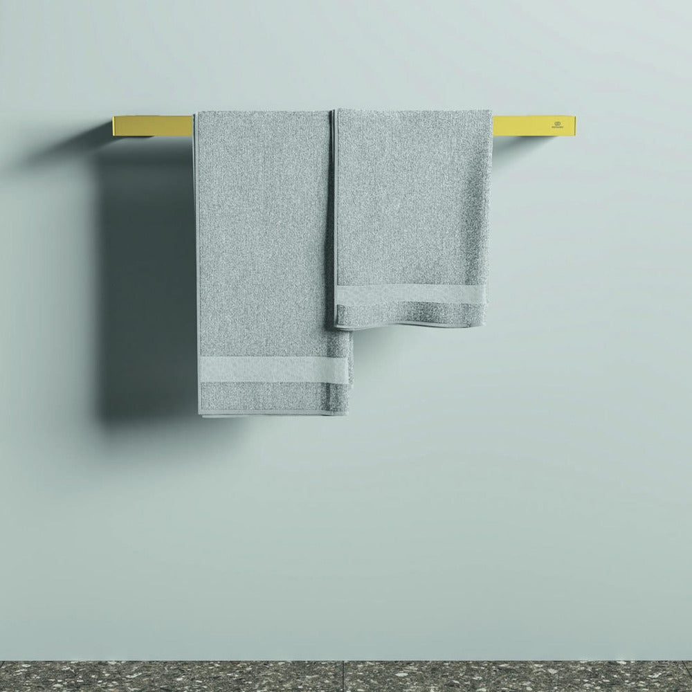 Двумодулна стойка за кърпи Ideal Standard Atelier Conca 60 см матово злато