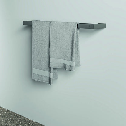 Двуслойна кърпа стойка Ideal Standard Atelier Conca 60 см сив Magnetic Grey