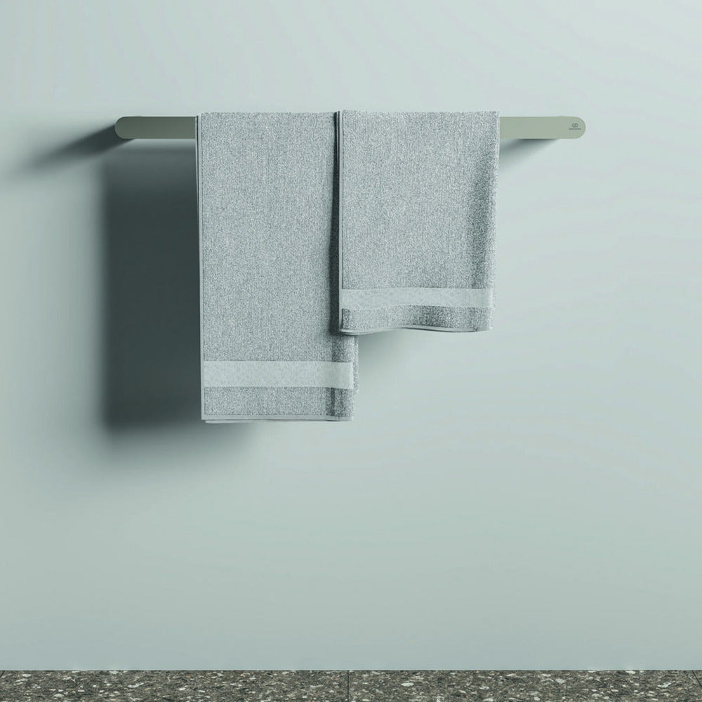 Двойна стойка за хавлии Ideal Standard Atelier Conca сребрист Silver Storm 60 см