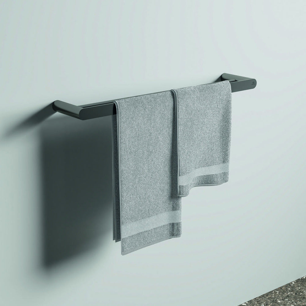 Двойна стойка за кърпи Ideal Standard Atelier Conca в сиво Magnetic Grey 60 см