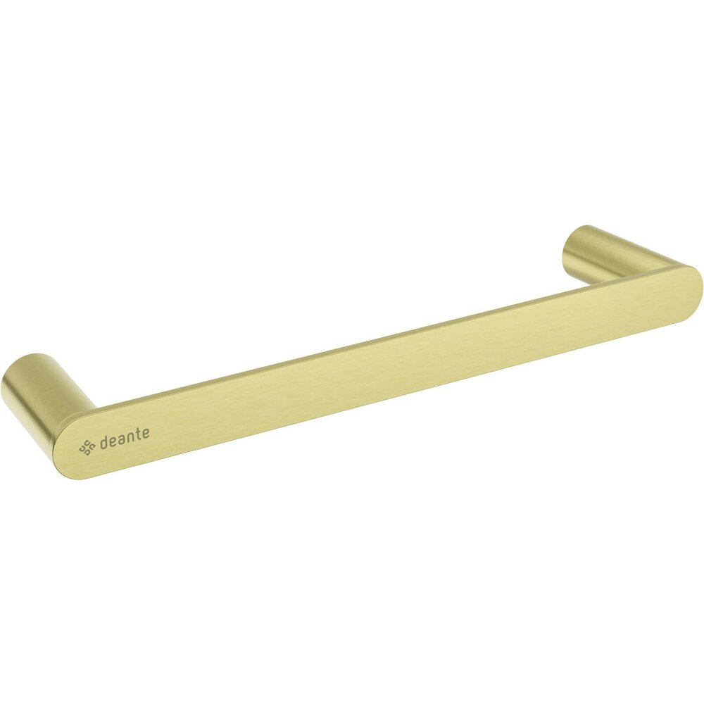 Deante Round Brushed Gold Towel Bar 30 cm