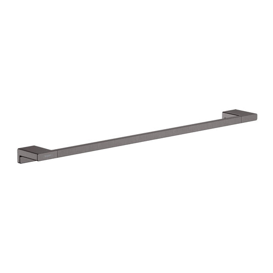 Hansgrohe AddStoris Towel Bar in Black - Brushed Chrome