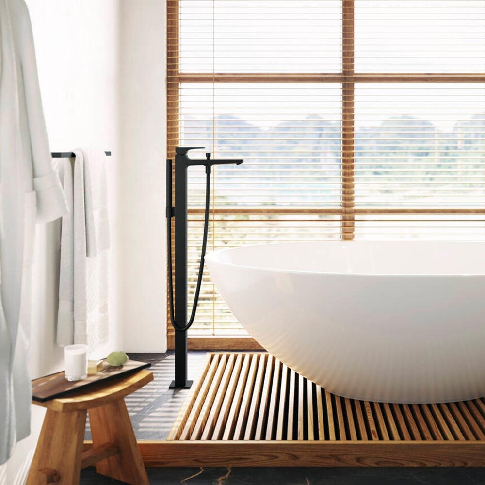 Hansgrohe AddStoris Towel Bar in Matte Black