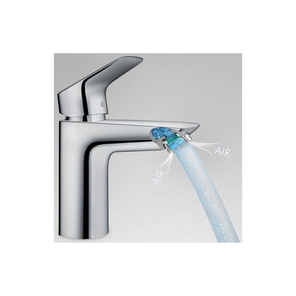 Батерия за умивалник Hansgrohe Logis 100 с монocomanda хром гланц