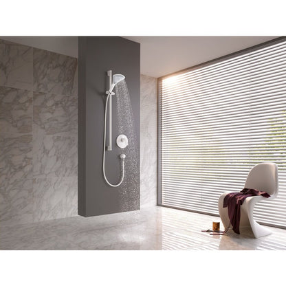 White Shower Faucet Kludi Balance Concealed Installation