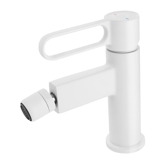 FDesign Zaffiro Bidet Faucet Matte White Single-Handle