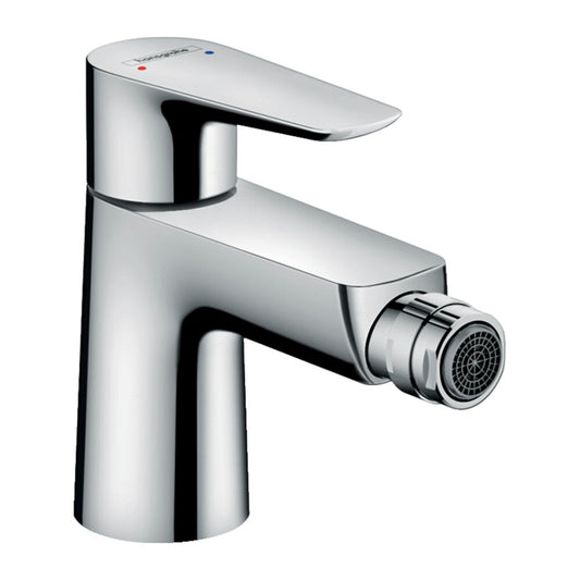 Hansgrohe Talis E Bidet Faucet Chrome with Push-Open Valve
