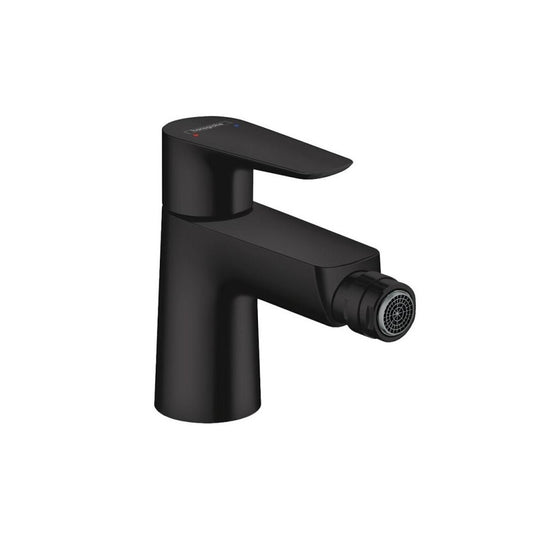 Батерия биде Hansgrohe Talis E с поп-ъп вентил черен мат