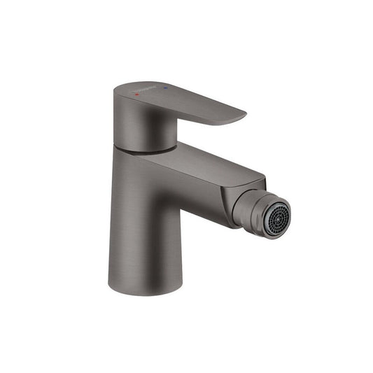 Батерия биде Hansgrohe Talis E с поп-ъп вентил черен - хромирана