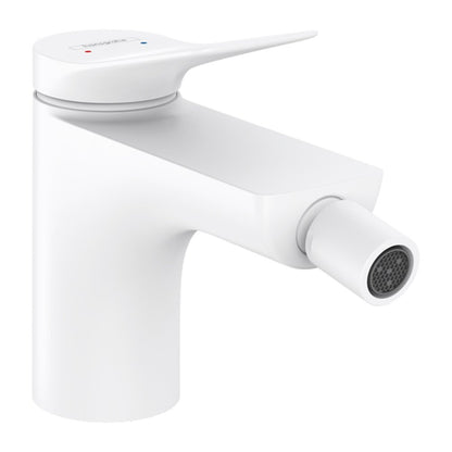 Батерия за биде Hansgrohe Vivenis с Pop-Up вентил в бяло матово