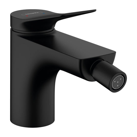 Hansgrohe Vivenis Bidet Faucet with Matte Black Pop-Up Waste