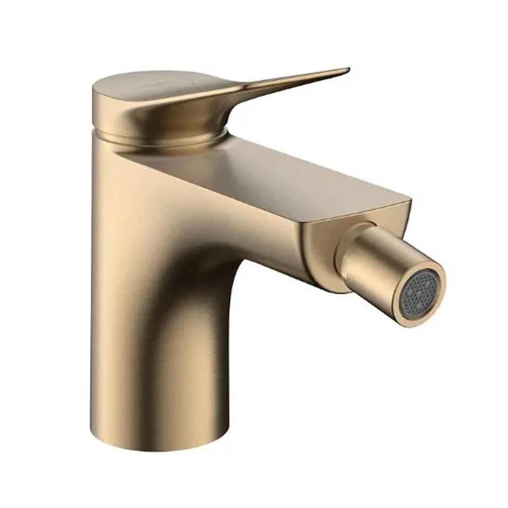 Батерия за биде Hansgrohe Vivenis с монокоманда, матово бронзово покритие и Pop-Up вентил