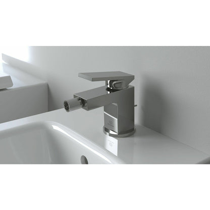 Батерия биде Ideal Standard Atelier Extra сиво Magnetic Grey с вентил Pop-Up
