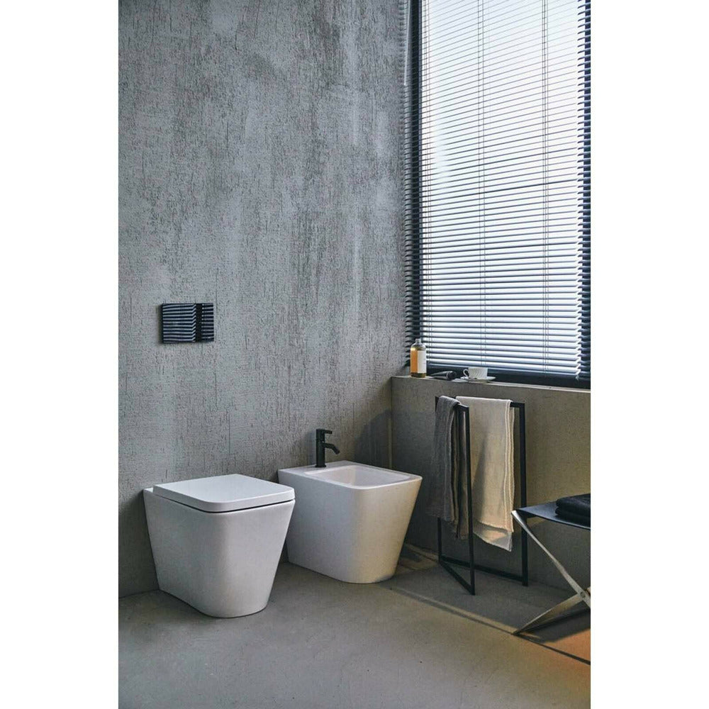 Ideal Standard Atelier Joy Bidet Mixer Magnetic Grey with Pop-Up Waste