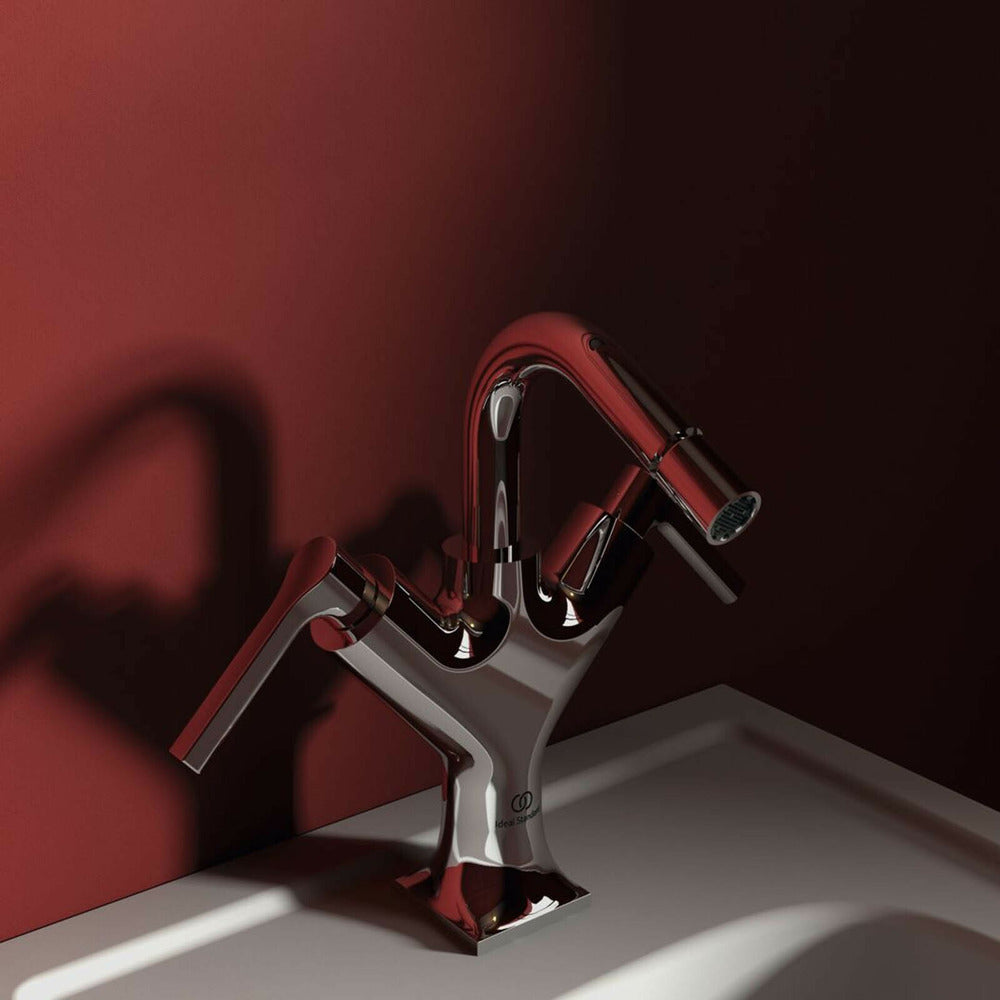 Ideal Standard Atelier Joy Neo Bidet Mixer Polished Chrome Dual Control