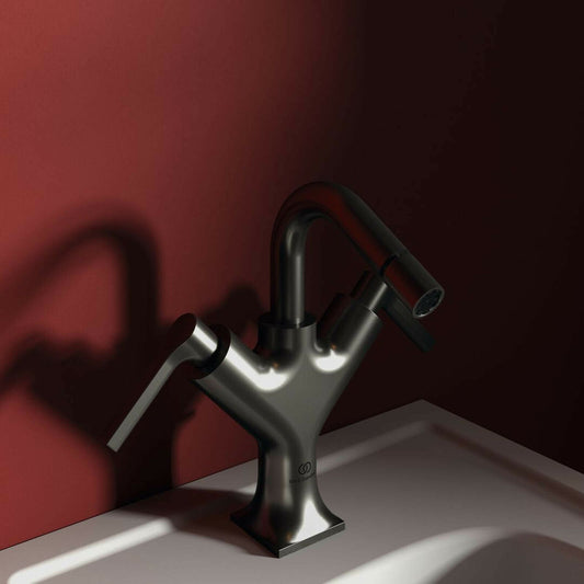 Ideal Standard Atelier Joy Neo Bidet Mixer Magnetic Grey Dual Control