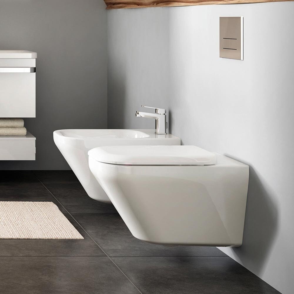 Батерия за биде Ideal Standard Tonic II с Pop-Up механизъм хром гланц
