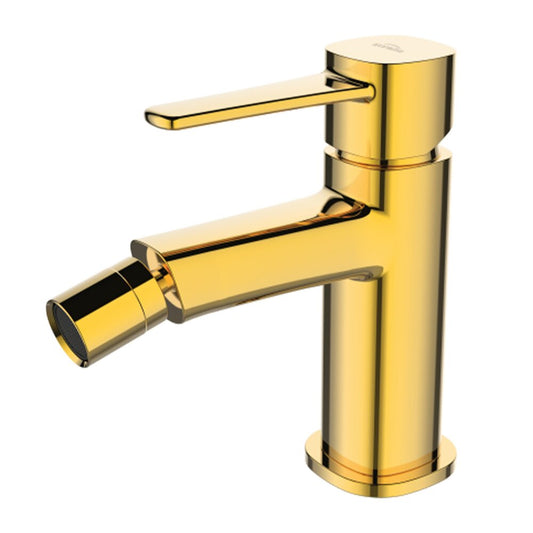 Invena Glamour Glossy Gold Bidet Mixer