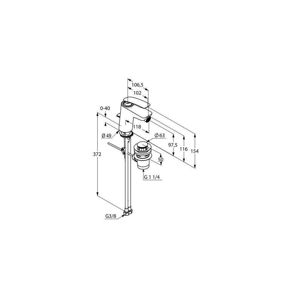 Kludi Balance Bidet Faucet