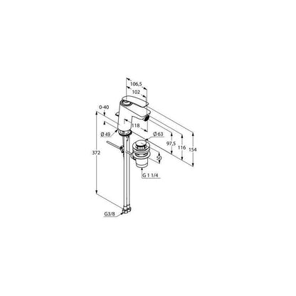 Kludi Balance Bidet Faucet