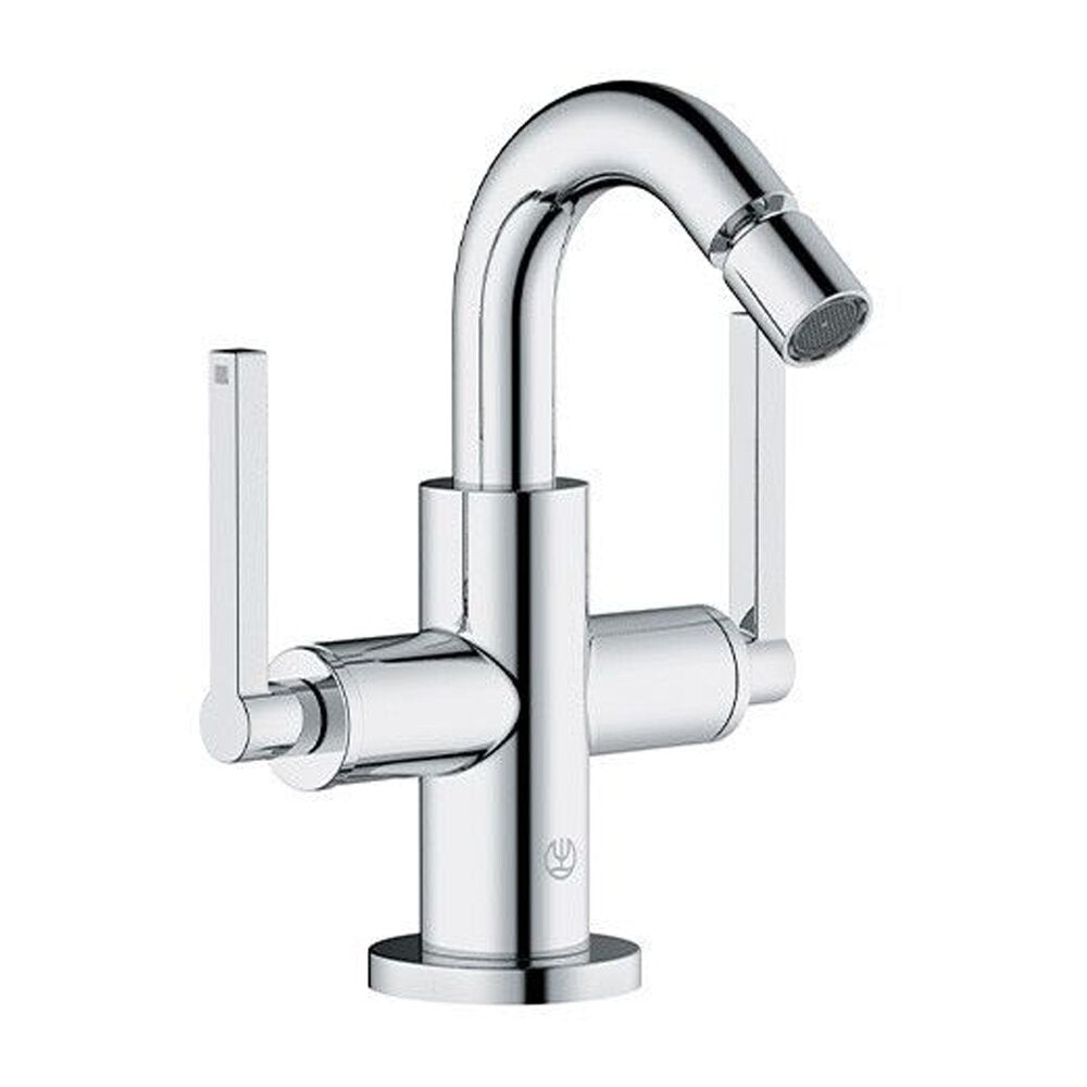 Kludi Nova Fonte Puristic Bidet Faucet with Dual Control in Polished Chrome