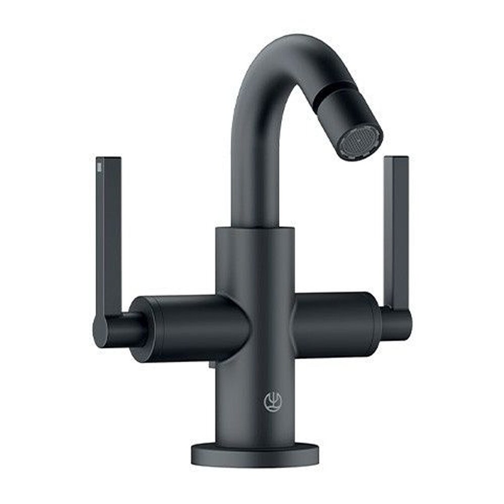 Kludi Nova Fonte Puristic Bidet Mixer Tap Matt Black