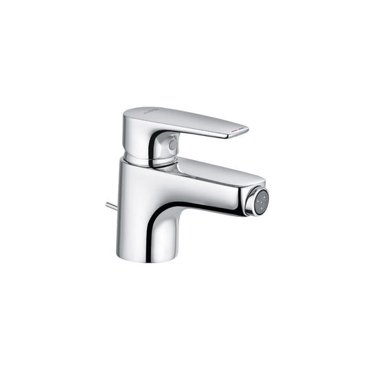 Kludi Pure&Solid Bidet Faucet with Metal Pop-Up Drain
