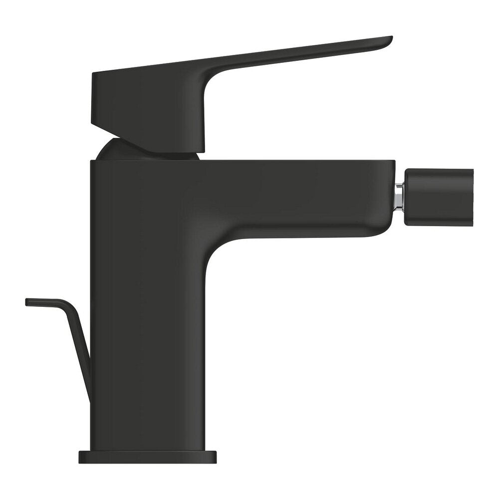 Батерия за биде Grohe Cubeo с поп-ъп клапан в черен мат