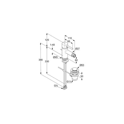 Kludi Bozz Bidet Faucet
