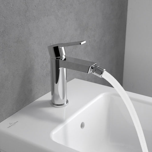 Батерия за биде Villeroy&Boch Architectura с един лост, хром гланц