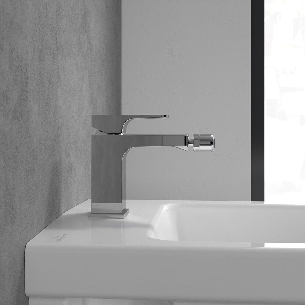 Батерия за биде Villeroy&Boch Architectura Square с монокоманда хром гланц