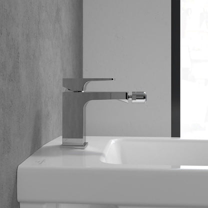 Батерия за биде Villeroy&Boch Architectura Square с монокоманда хром гланц