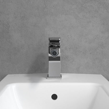 Батерия за биде Villeroy&Boch Architectura Square с монокоманда хром гланц