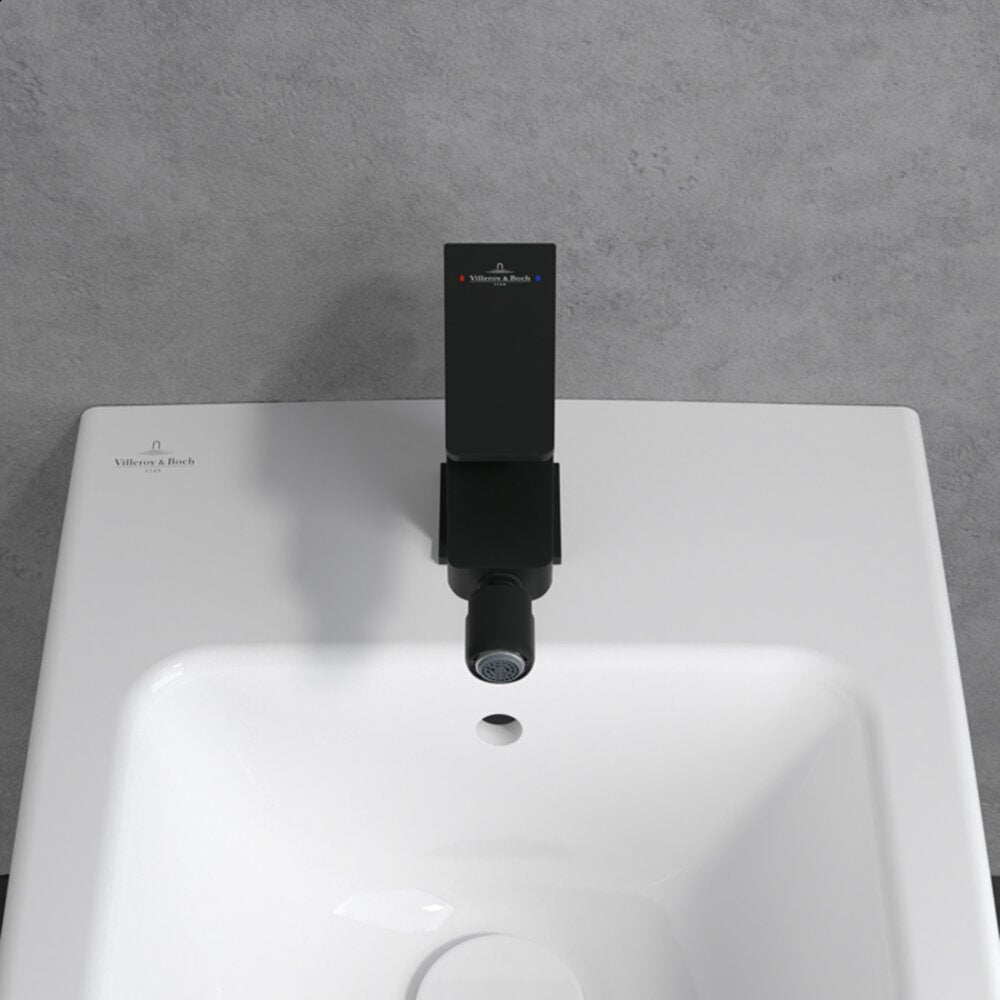 Батерия за биде Villeroy&Boch Architectura Square с един лост черен мат