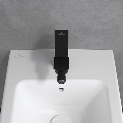 Батерия за биде Villeroy&Boch Architectura Square с един лост черен мат