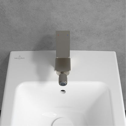 Батерия за биде Villeroy&Boch Architectura Square с монокоманда, никел мат