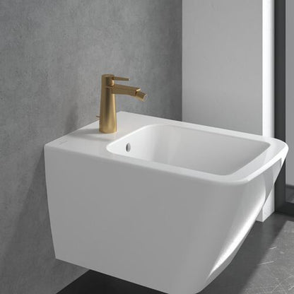 Батерия за биде Villeroy&Boch Conum с монокоманда златно матово