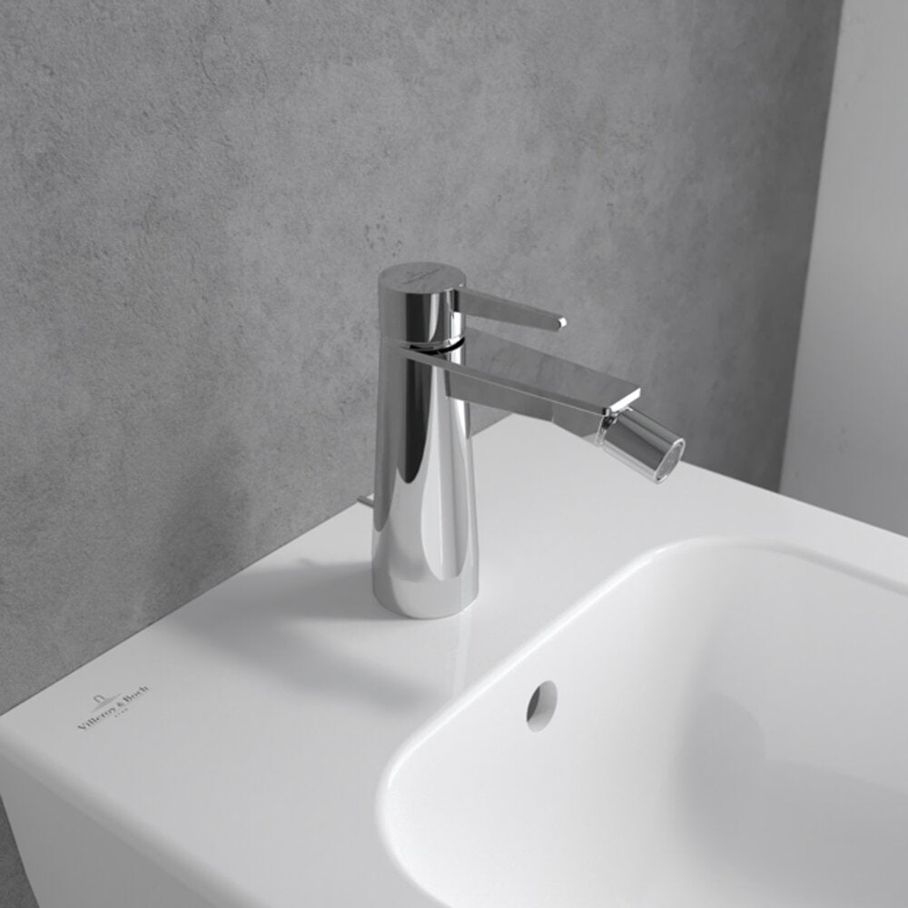 Батерия за биде Villeroy&Boch Conum с един лост, хром гланц