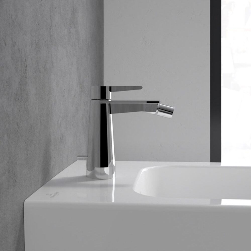 Батерия за биде Villeroy&Boch Conum с един лост, хром гланц
