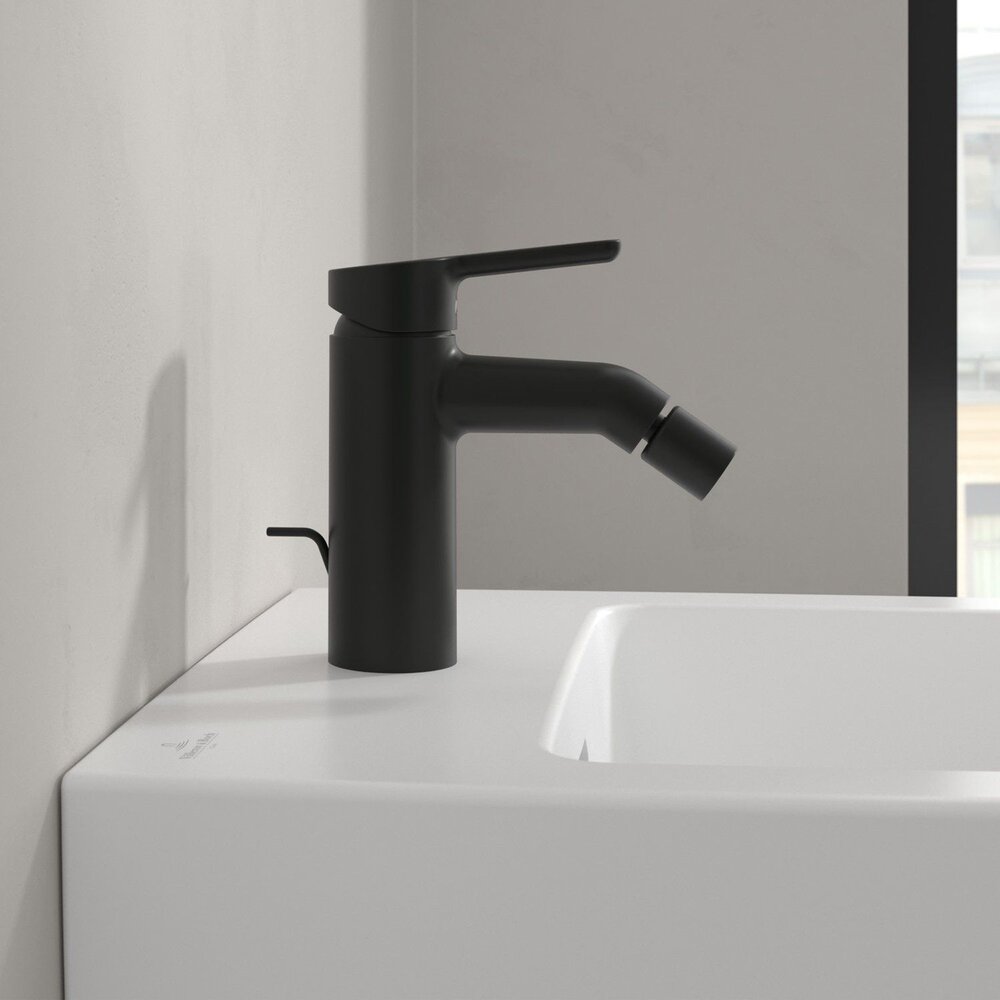 Батерия за биде Villeroy&Boch Skyla с един лост черен мат