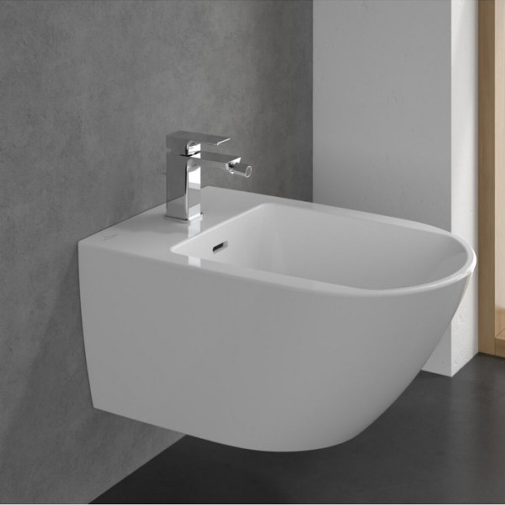 Батерия за биде Villeroy&Boch Subway 3.0 с един лост хром гланц