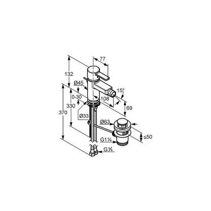 Kludi Zenta Bidet Faucet